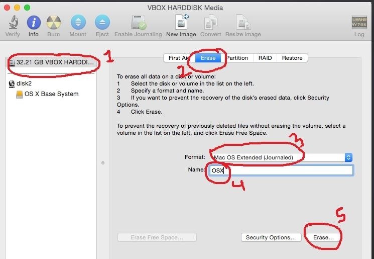 how should you format a drive for osx?